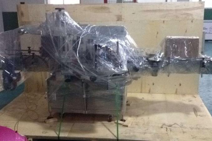 ਅਲਮੀਨੀਅਮ ਅਲੋਪ ਓਪੀ ਵਾਇਲ ਲੇਬਲਿੰਗ ਮਸ਼ੀਨ ਗੋਲ ਬੋਤਲ ਲਈ, ਉਦਯੋਗਿਕ ਲੇਬਲਿੰਗ ਮਸ਼ੀਨ