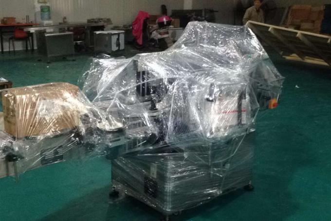 ਅਲਮੀਨੀਅਮ ਅਲੋਪ ਓਪੀ ਵਾਇਲ ਲੇਬਲਿੰਗ ਮਸ਼ੀਨ ਗੋਲ ਬੋਤਲ ਲਈ, ਉਦਯੋਗਿਕ ਲੇਬਲਿੰਗ ਮਸ਼ੀਨ