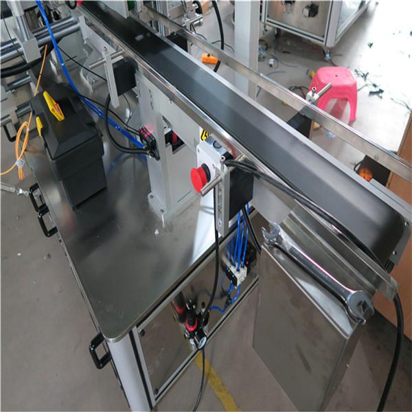 ਵਰਗ ਵਰਗ ਦੀ ਬੋਤਲ ਲੇਬਲਿੰਗ ਮਸ਼ੀਨ, ਡਬਲ ਸਾਈਡ ਬੋਤਲ ਸਟਿੱਕਰ ਲੇਬਲਿੰਗ ਮਸ਼ੀਨ