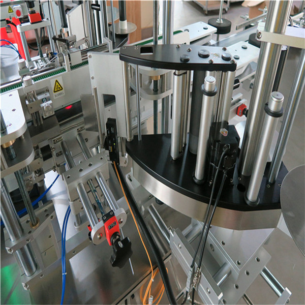 ਸ਼ੈਂਪੂ ਕਾਸਮੈਟਿਕ ਬੋਤਲ ਸਟਿੱਕਰ ਲੇਬਲਿੰਗ ਮਸ਼ੀਨ 30-100 ਮਿਲੀਮੀਟਰ ਕੰਟੇਨਰ ਦੀ ਲੰਬਾਈ