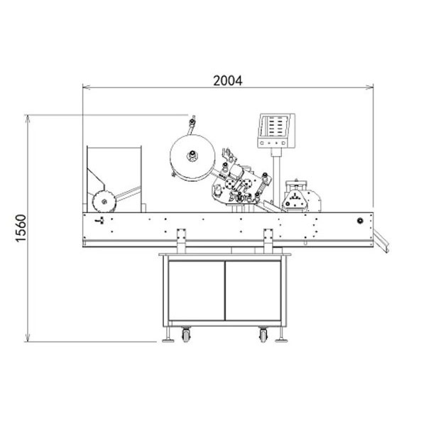 ਛੋਟੀ ਬੋਤਲ ਲਈ ਹਾਈ ਸਪੀਡ ਪੂਰੀ-ਆਟੋਮੈਟਿਕ ਵਾਇਲ ਲੇਬਲਿੰਗ ਮਸ਼ੀਨ