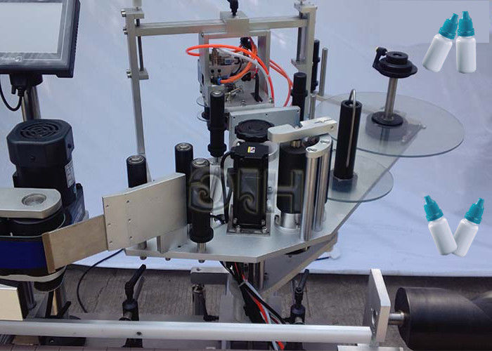 ਚਾਈਨਾ ਚੋਟੀ / ਹੇਠਾਂ ਸਾਈਡਾਂ ਵਰਟੀਕਲ ਸਟਿੱਕਰ ਗੋਲ ਬੋਤਲ ਲੇਬਲਿੰਗ ਮਸ਼ੀਨ ਆਟੋਮੈਟਿਕ ਸਪਲਾਇਰ ਨਾਲ