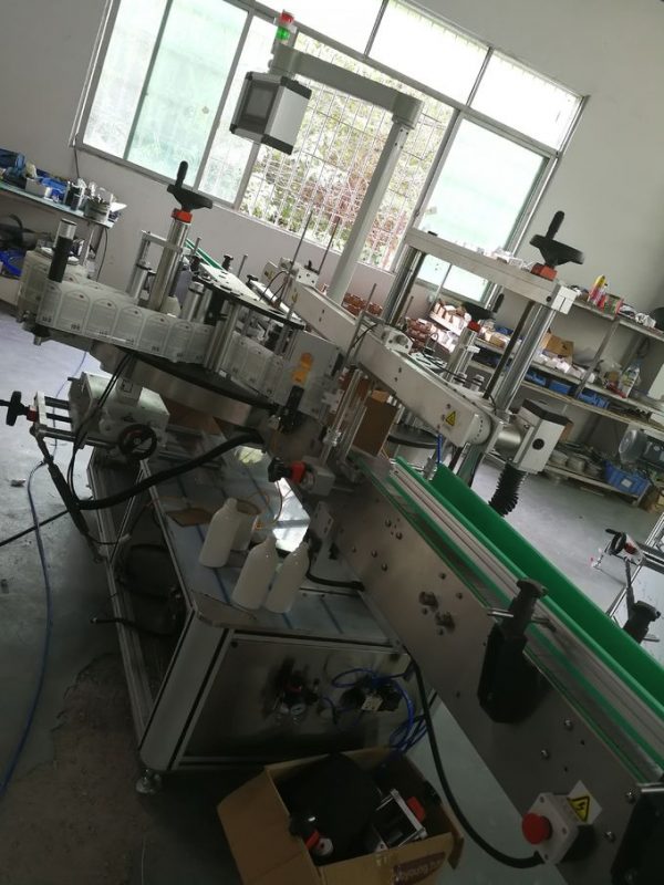 ਸੈਲਫ ਐਡਸਿਵ ਸਟਿੱਕਰ ਲੇਬਲਿੰਗ ਮਸ਼ੀਨ ਫਰੰਟ ਐਂਡ ਬੈਕ ਸਾਈਡ, ਬੋਤਲ ਲੇਬਲ ਐਪਲੀਕੇਟਰ